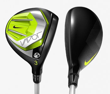 Nike Vapor fairway woods and hybrids are re-engineered to be lighter and faster.