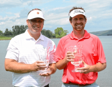 Jamie Miller (left) and Billy Hanes (NYSGA photo)