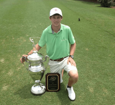 2015 Eastern Amateur winner James Clark<br>(Photo courtesy of the Eastern Amateur)