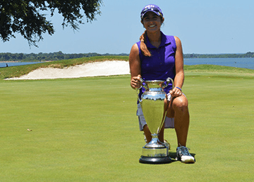 2015 Women's Texas Amateur champion<br>Annika Clark of TCU (TGA photo)