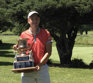 2015 CDGA Amateur winner Josh Wick<Br>(Image courtesy of Justin Wick)