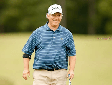 2015 U.S. Senior Amateur medalist Randal Lewis<br>of Alma, Mich. (Photo by Chris Keane/USGA)