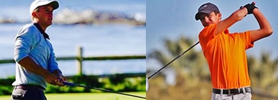 Dominic Salomone (left) and Drew Karren