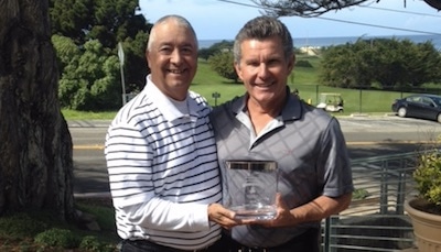 Senior champs Charles Richesin and Mitch Harrison