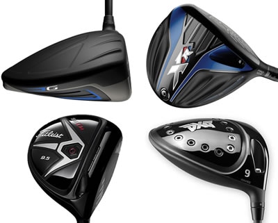 An amazing array of drivers awaits you at your golf retailer