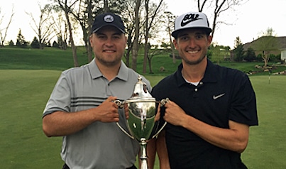 Nebraska Four-Bal winners Philip Maschka and Greg Stanek <br>(Nebraska Golf Association)</br>