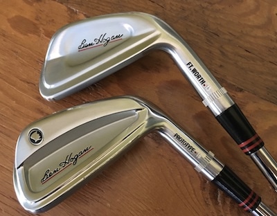 The Ben Hogan PTx irons shown below the Ft. Worth irons