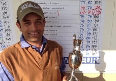 Semifinalist Kyle Nathan after winning 2015 I-80 Amateur <br>(Local Amateur Golf Photo)</br>