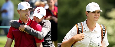 Jonah Texeira of USC and Beau Hossler of Texas