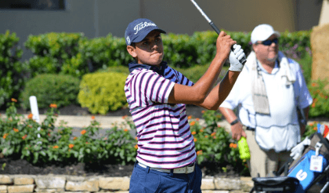 Chad Sewell during Texas Amateur action <br>(Texas Golf Association Photo)</b>