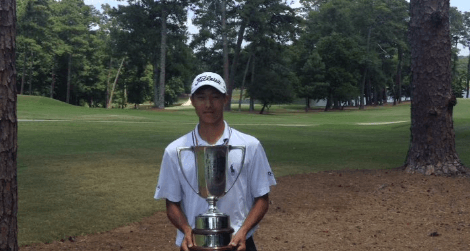 Georgia Junior winner Justin Kim <br>(Georgia Golf Association Photo)</br>