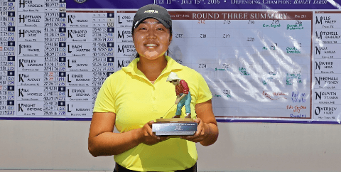 Medalist August Kim <br>(Photo by Pinehurst Resort's Thomas Toohey Brown)</br>