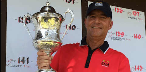 Kevin Belknap captured the Kansas Senior Amateur in a playoff