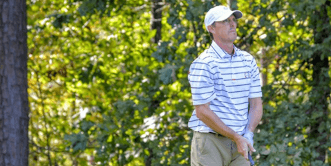 Virginia's Scott Shingler hit a crucial putt late on Friday <br>(VSGA Photo)