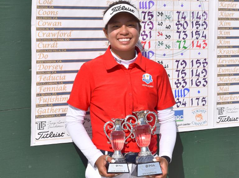 Champion Alyaa Abdulghany (SCPGA photo)