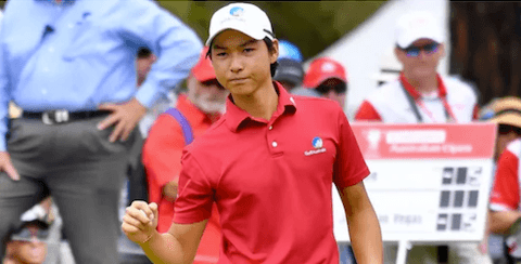 Min Woo Lee on day three of the Australian Open <br>(Golf Australia Photo)