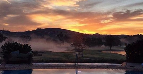 Sunrise at La Costa (photo by Shohei Yamawaki)