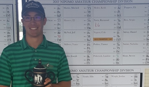 Jesse Yap Tops Teammates, Wins Nipomo Amateur