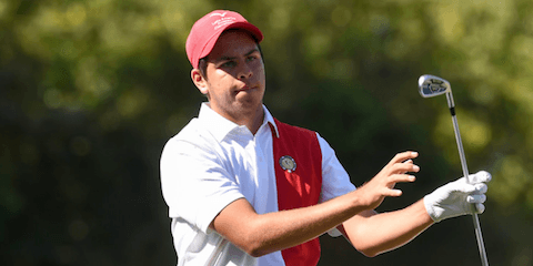 Julian Périco during the first round of the Latin American Amateur <br>(LAAC Photo)