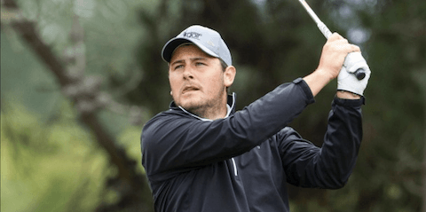 Ryan Chisnall is part of the first round lead <br>(Golf Zealand Photo)