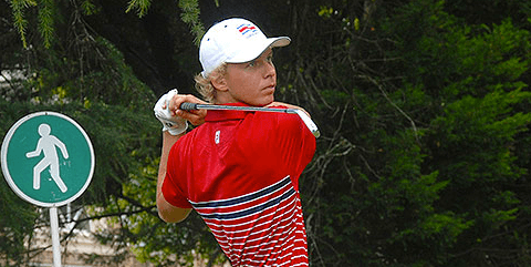 Paul Chaplet on day three of the South American Amateur <br>(South American Amateur Photo)