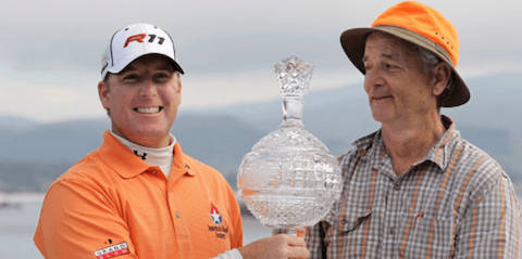 D.A. Points and Bill Murray after 2011 AT&T Pebble Beach Pro-Am <br>(Golfweek Photo)