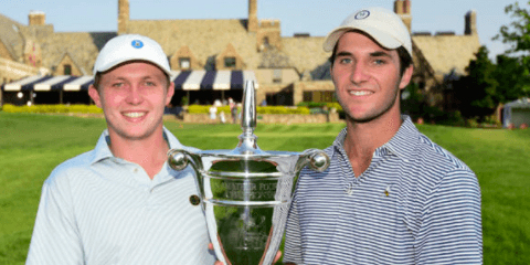 2016 U.S. Amateur Four-Ball winners Ben Baxter and Andrew Buchanan <br>(USGA Photo)