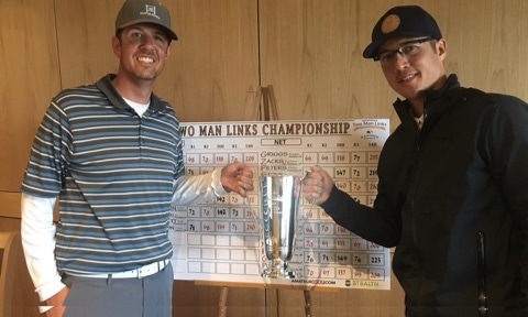 Andrew Sherman (left) and Kyle Rector