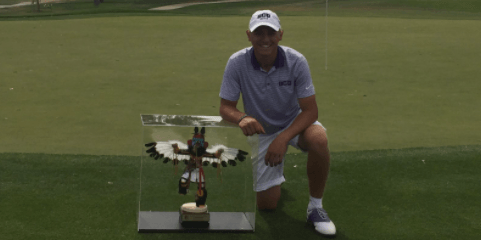 Arizona Stroke Play winner Jake Chanen <br>(GCU Athletics Photo)