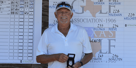 Texas Super Senior winner Wayne Wright <br>(TXGA Photo)