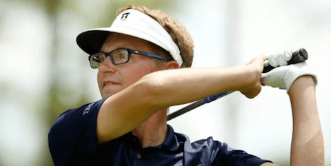 Individual leader Dylan Meyer of Illinois <br>(Golfweek Photo)