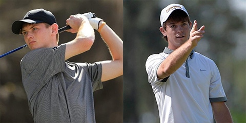 Patrick Martin of Vanderbilt (L) and Dawson Armstrong of Lipscomb (R)<br>(Vanderbilt and Lipscomb photos)