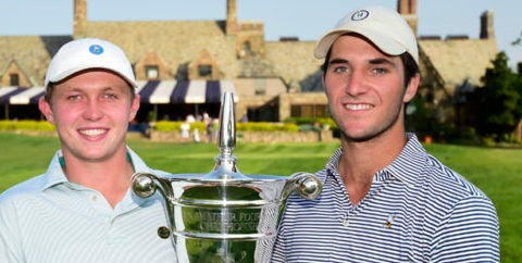 2016 U.S. Amateur Four-Ball winners Ben Baxter and Andrew Buchanan <br>(NCGA Photo)