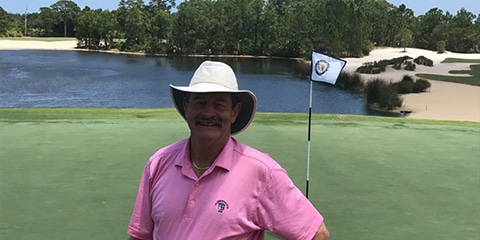 67-year-old Rick Woulfe shot his age to pace all qualifiers<br>(FSGA photo)