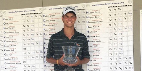 Hagood Birdies Last Five Holes to Win Southern Junior
