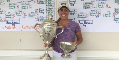 Lindsey McCurdy, the 2017 Women's Southern Amateur champion<br>(WSGA photo)