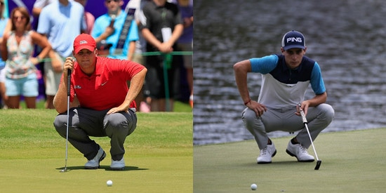 Braden Thornberry (L) and Joaquin Niemann (R) each get <br>their second chance to tee it up with the world's best