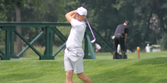 Broc Everett holds a three-stroke lead <br>(IGA Photo)