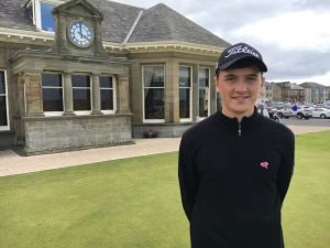 Scottish Men's Amateur champion Sam Locke