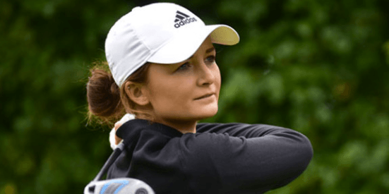 Sophie Lamb (6 under) was the low amateur at Kingsbarns <br>(Women and Golf Photo)