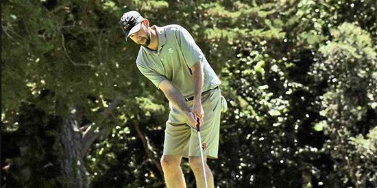 Ben Peters won by two shots at DeLaveaga GC<br>(photo Lucjan Szewczyk -- Santa Cruz Sentinel)
