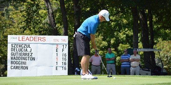 A familiar name in Connecticut golf found its way to the top of the<br>leaderboard at the Public Links Championship (CSGA photo)