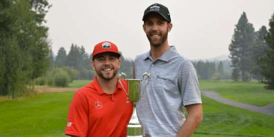 Champions Trevor Harding (L) and Brent McKee (R) <br>(OGA Photo)