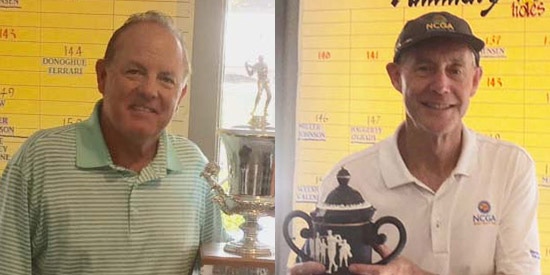 Ken Webb (L) and Herb Jensen (R) are the California State<br>Fair Senior and Super Senior champions (State Fair photo)