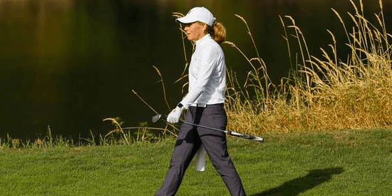 On Saturday Lara Tennant took another comfortable stroll at home <br>(USGA Photo)