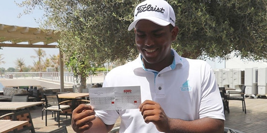 A fun card to stare at: 9 circles in a row from 2-10<br>(Twitter photo)