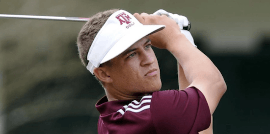 Cameron Champ of No. 1 Texas A&M <br>(Texas A&M Photo)