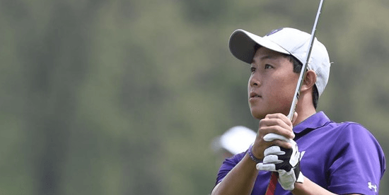 Medalist Dylan Wu of Northwestern <br>(Northwestern Athletics Photo)