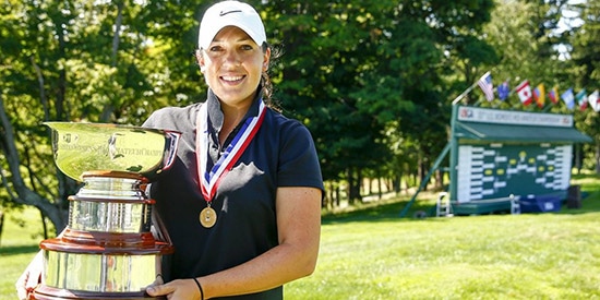 Defending champ Julia Potter is going for a 3rd title at Champions<br>(Golfweek photo)