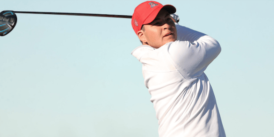 Second round leader David Laskin <br>(Arizona Athletics Photo)